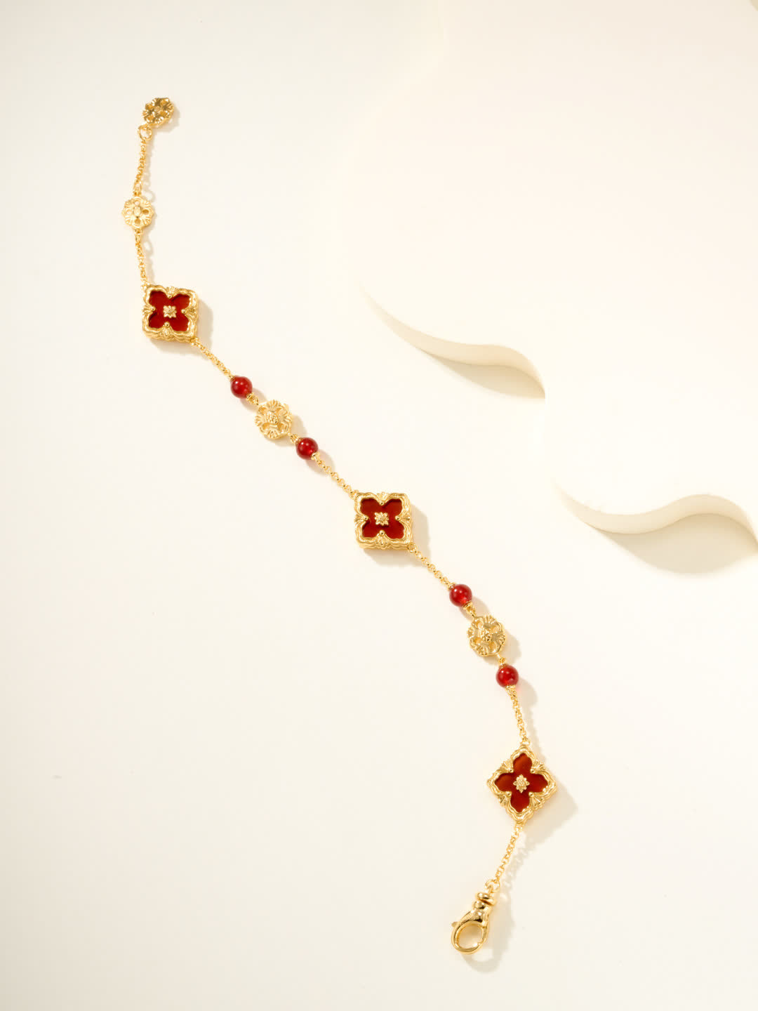 Van Cleef & Arpels Vintage Alhambra Gold Bracelet